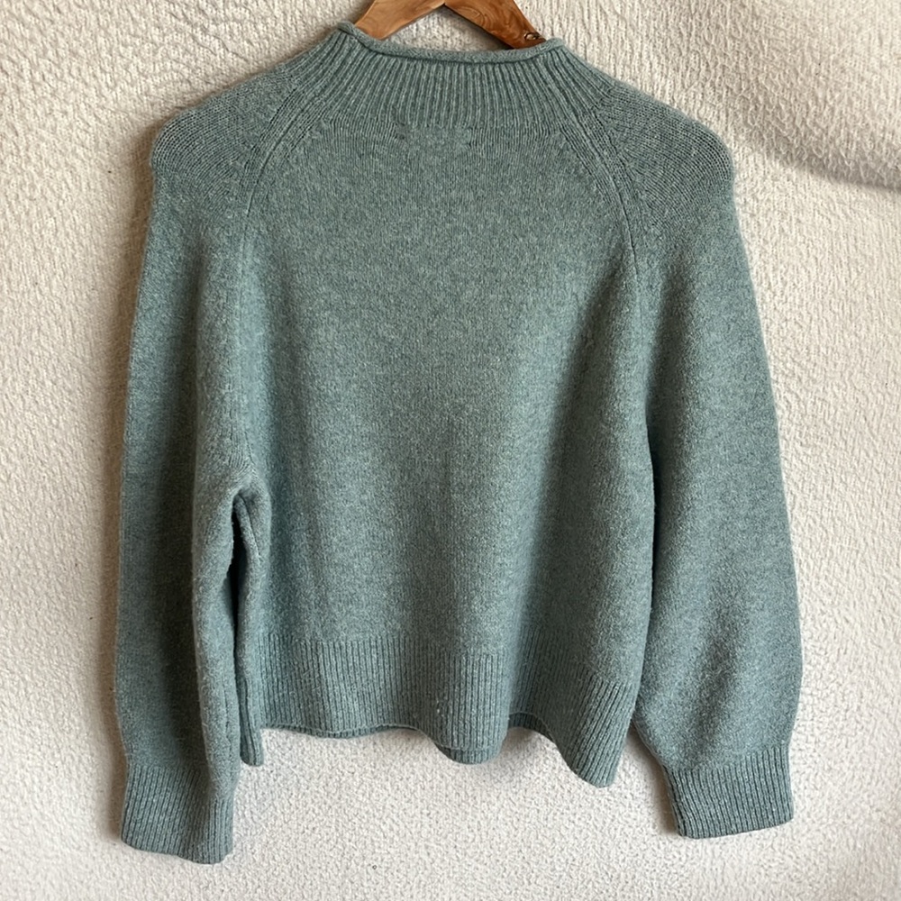 J. Crew Supersoft Rollneck Sweater Womens XS Green - Picture 5 of 8